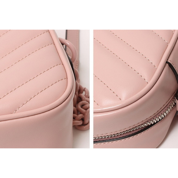 GUCCI GG Marmont Shoulder Bag leather pink - Picture 6 of 6
